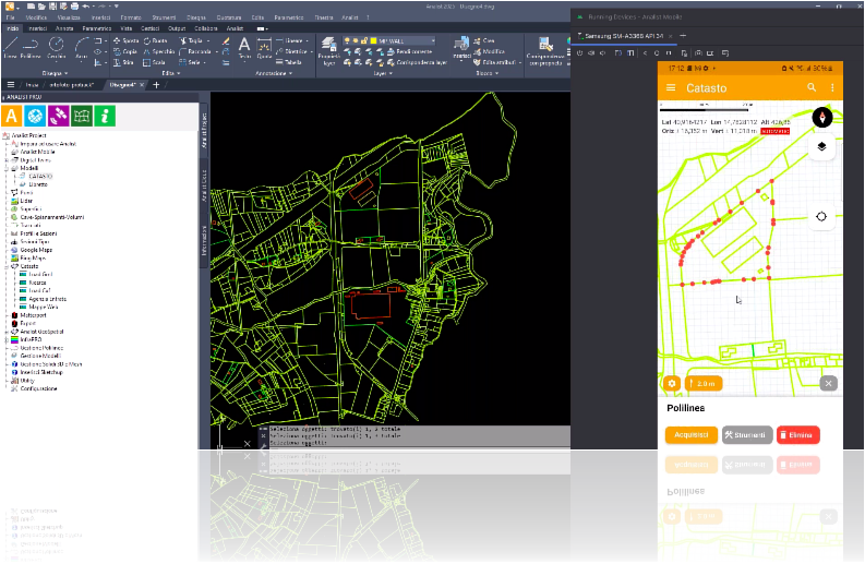 Analist Catasto · da mobile a CAD