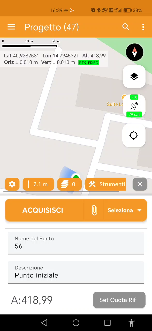 Acquisizione punto